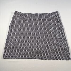 Black and White Print Cozy Skort Oeko Tex Certified | Women's L to XL